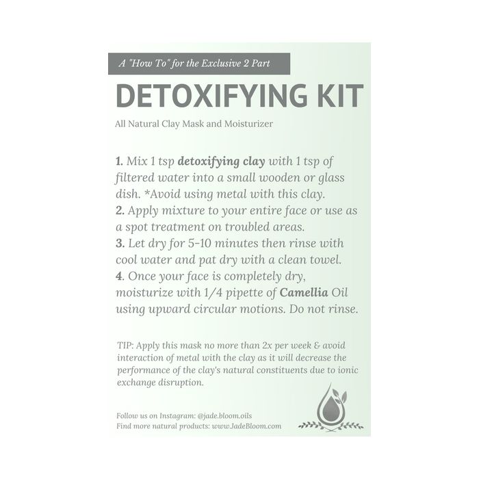 clay mask detoxifying kit - 5